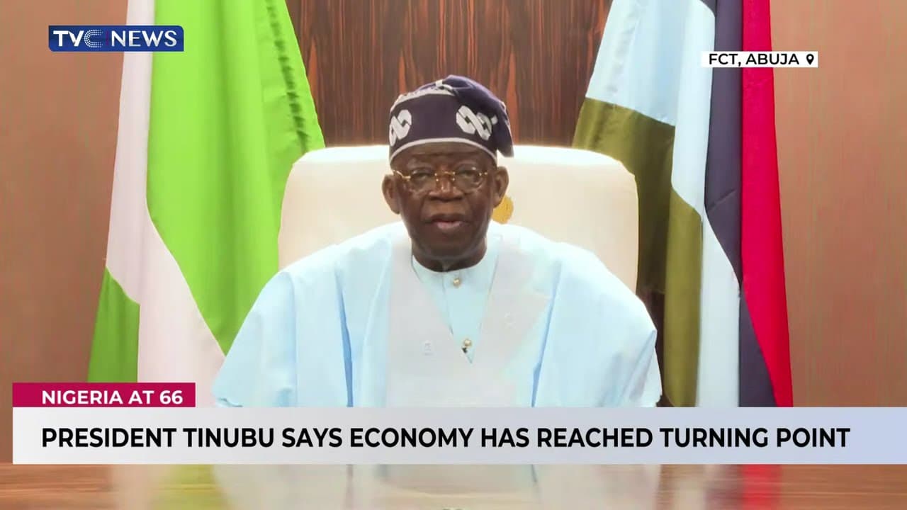 Nigeria At 66: President Tinubu Pledges Shared Prosperity
