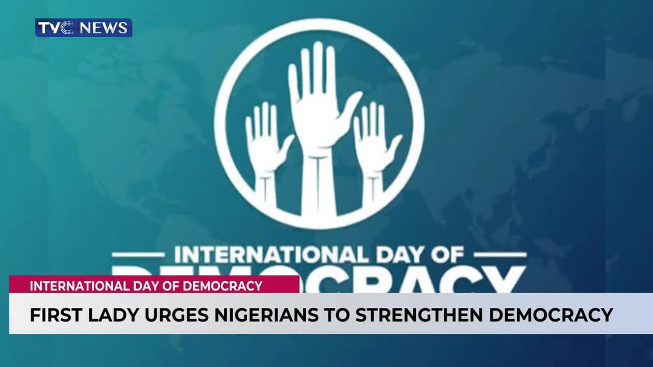 First Lady Urges Nigerians To Strengthen Democracy