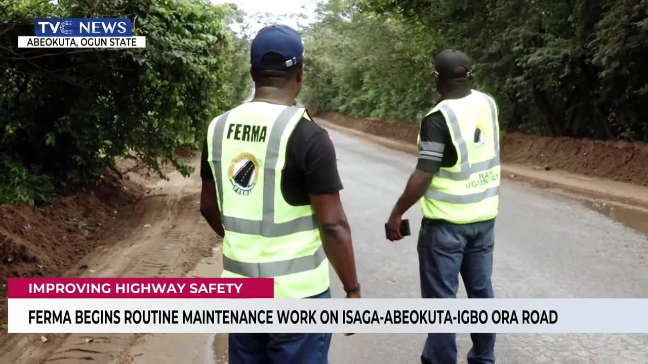 FERMA Begins Routine Maintenance Work On Isaga-Abeokuta-Igbo Ora Road