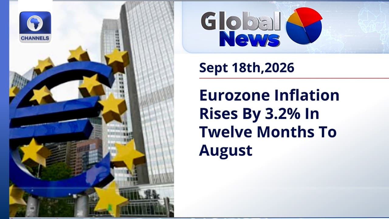 Eurozone Inflation Rises By 3.2% + More Global Business Updates | Business Morning