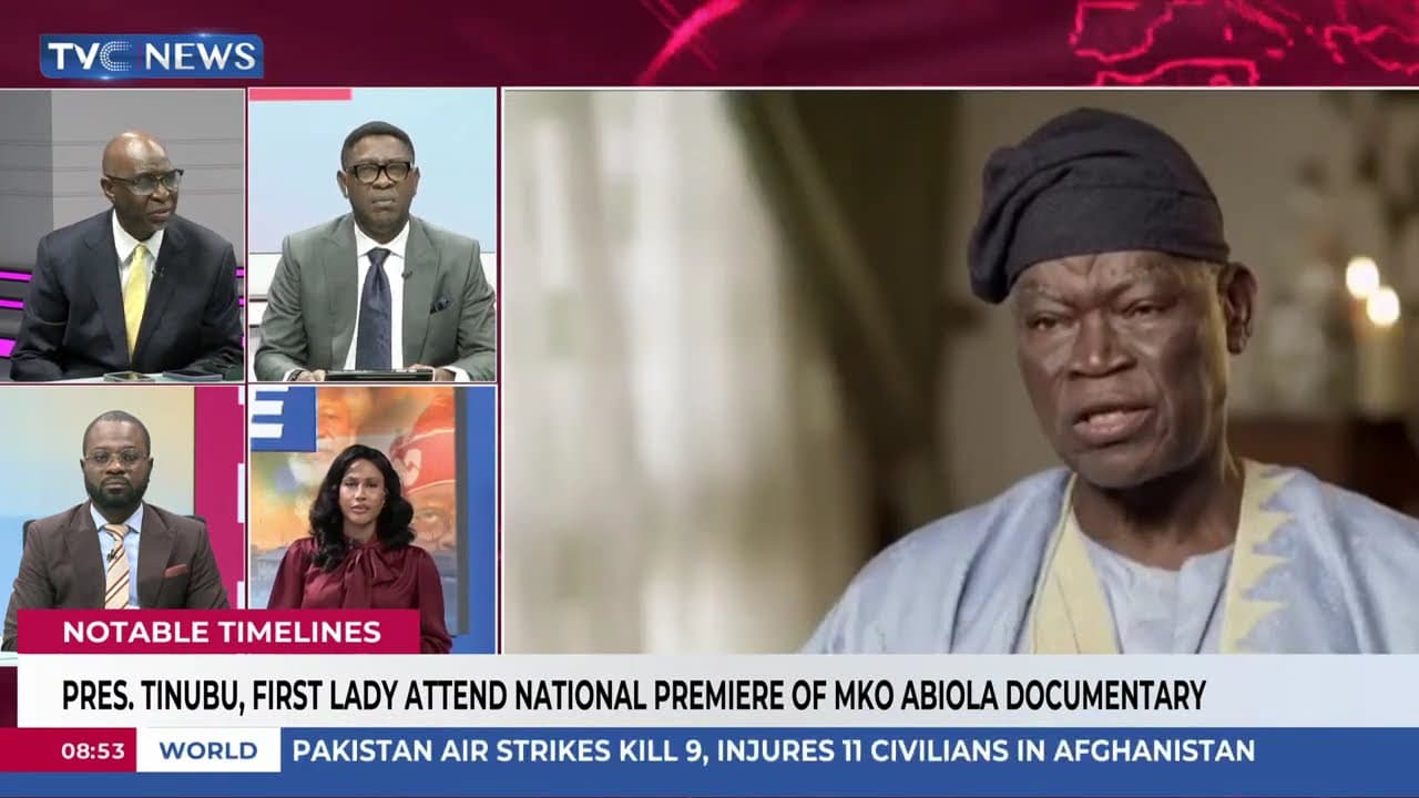 Notable Timelines | Pres. Tinubu, First Lady Attend National Premiere Of MKO Abiola Documentary