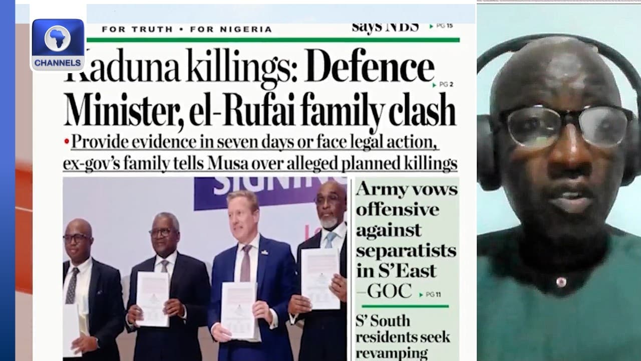 Wale Fatade Reacts To Gen. Musa’s Claim Linking El-Rufai To Kaduna Killings + More