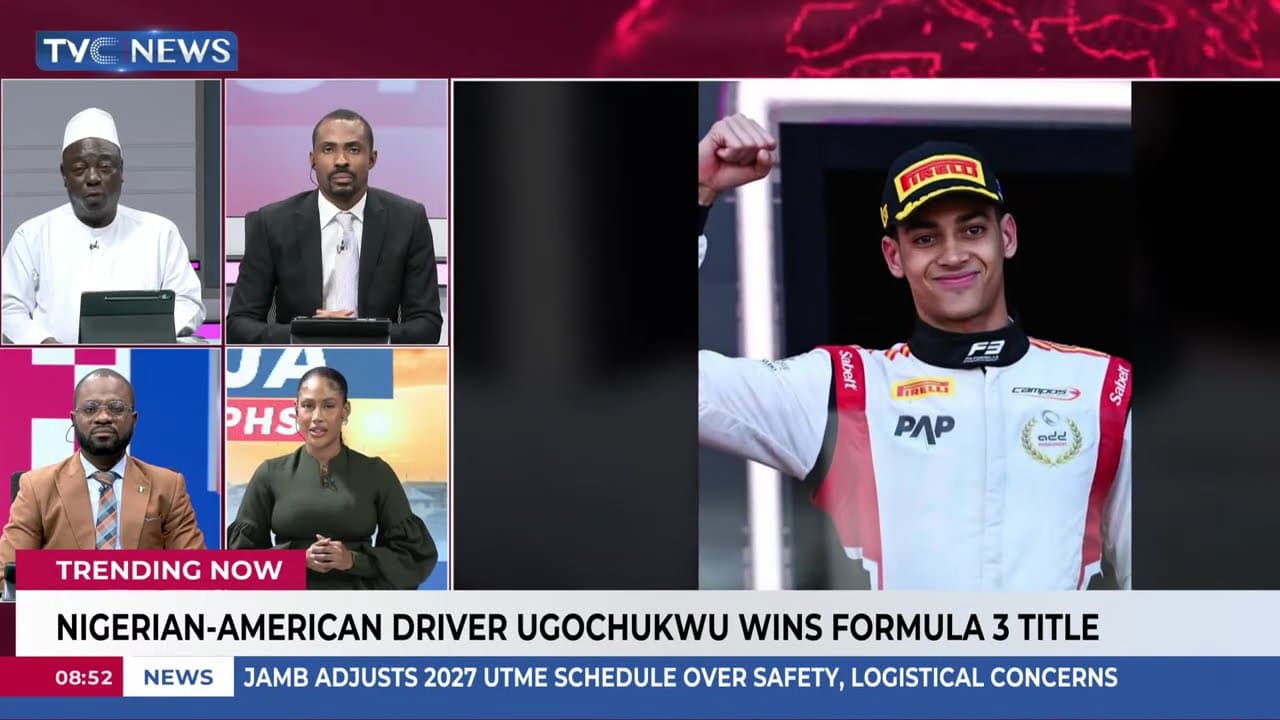 Naija Triumphs | Nigerian-American Driver Ugochukwu Wins Formula 3 Title