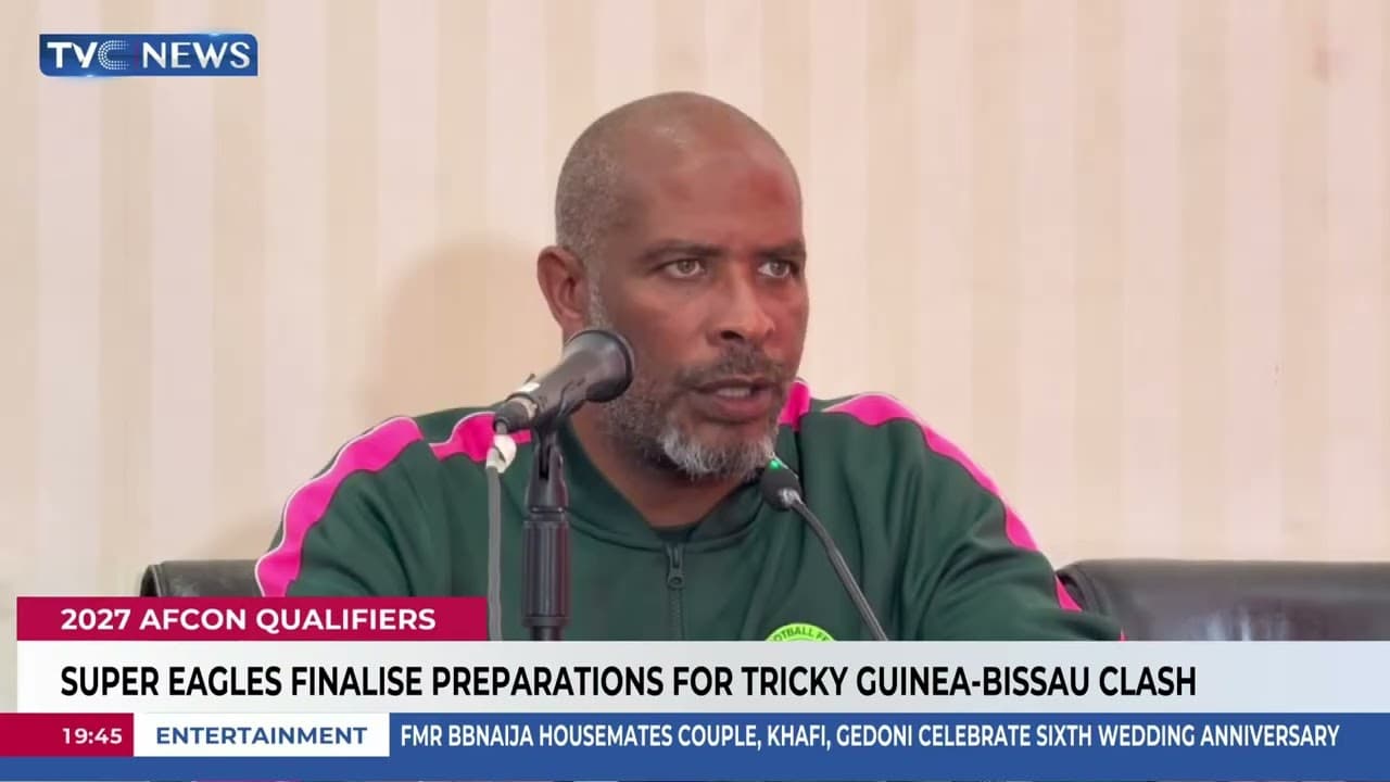 AFCON Qualifier: Super Eagles Finalise Preparations For Tricky Guinea Bissau Clash