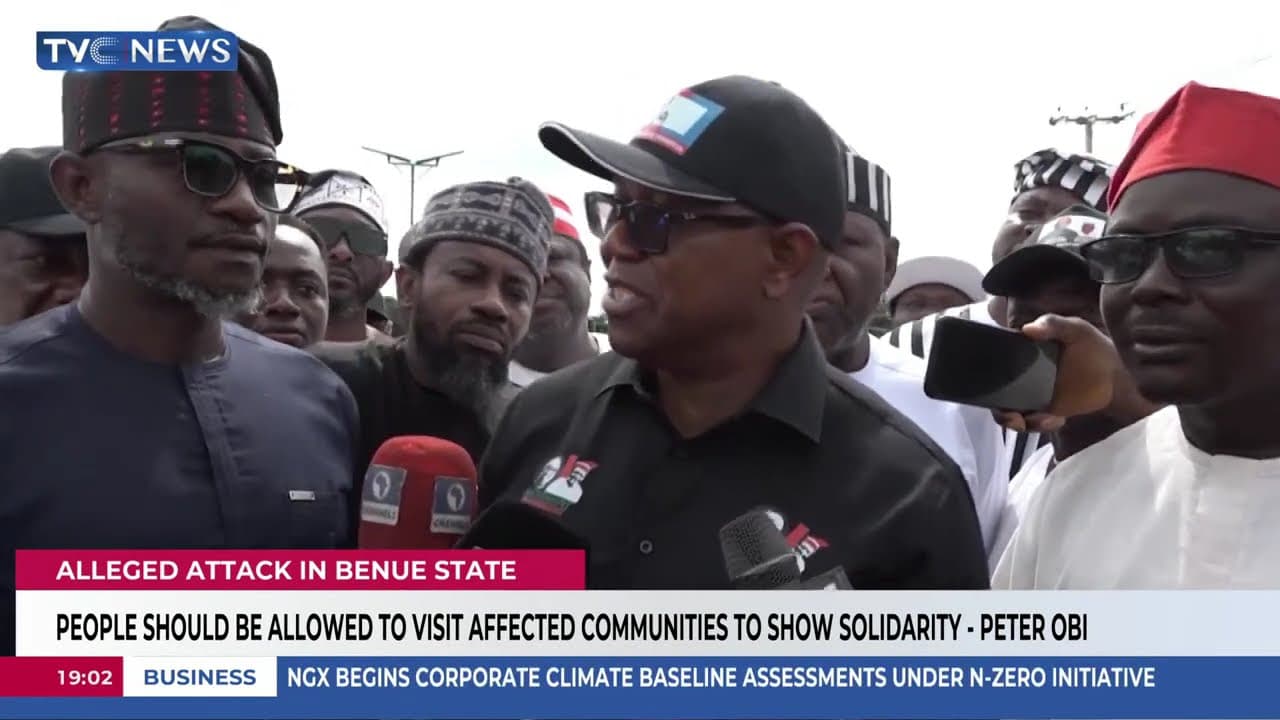 Suspected Thugs Allegedly Attack Peter Obi's Convoy In Benue State