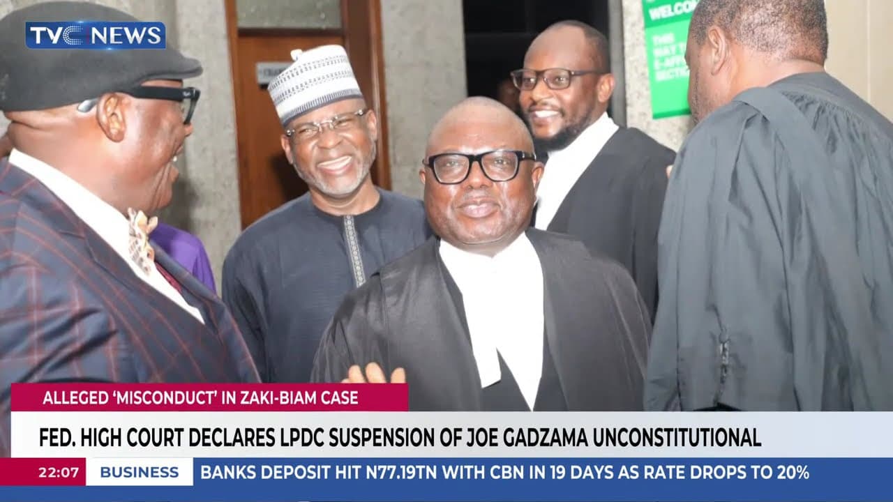 Federal HIgh Court Declares LPDC Suspension Of Joe Gadzama Unconstitutional