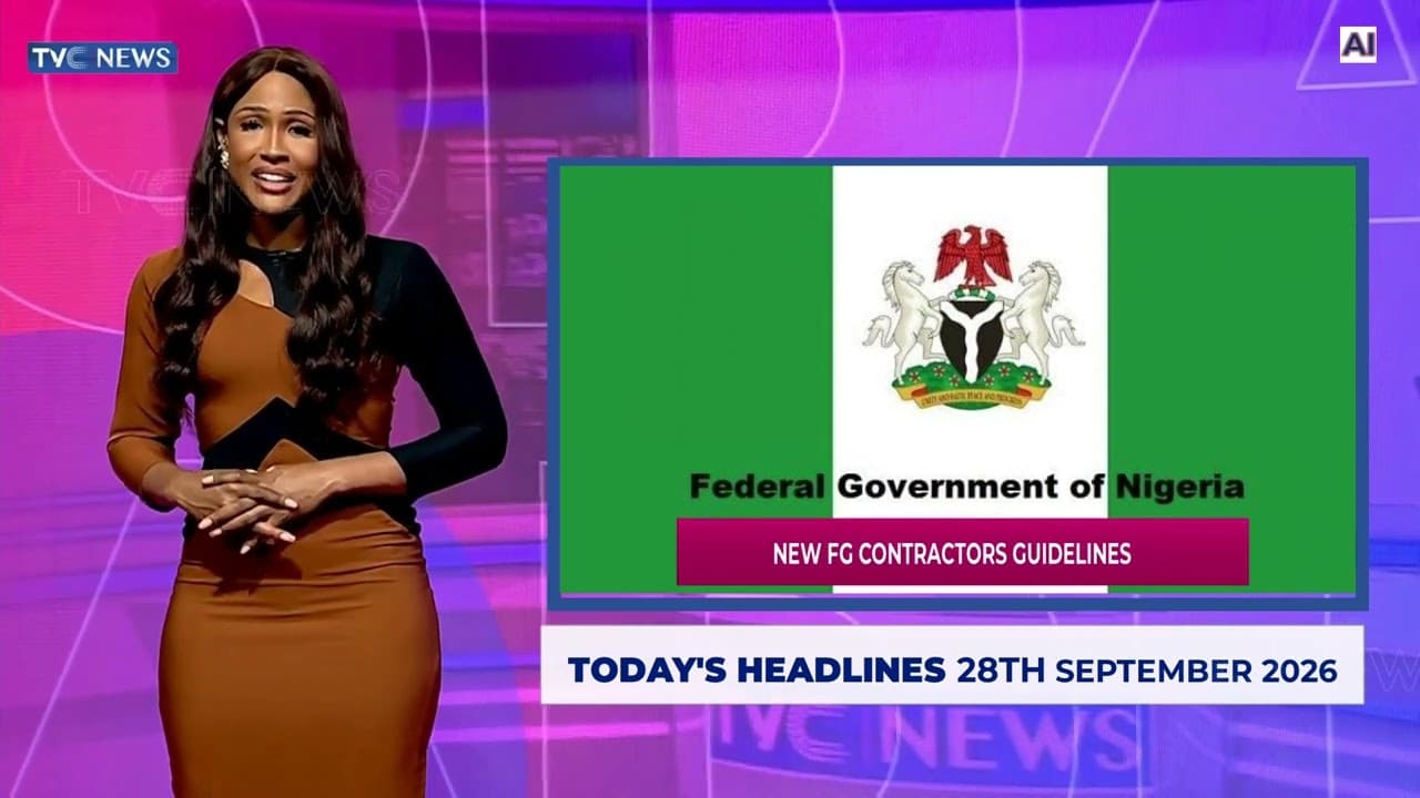 TVC News AI English Headline News | 28th September, 2026