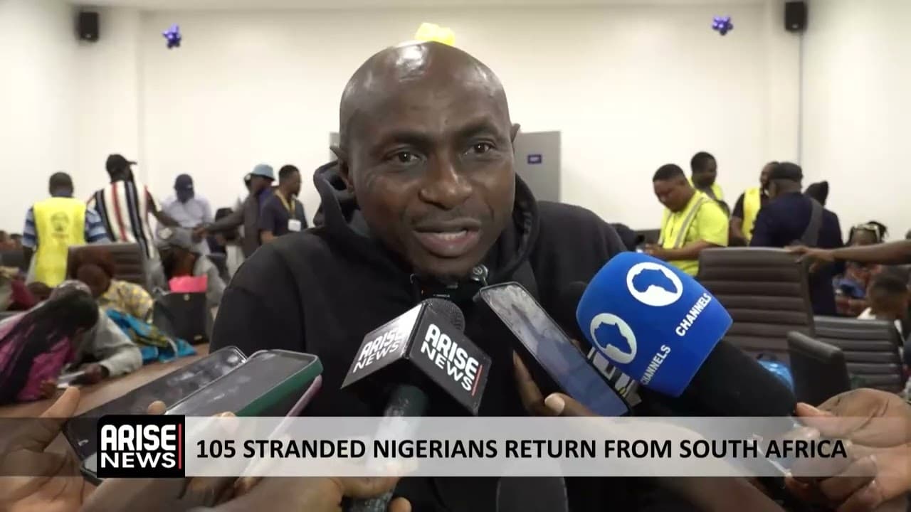 105 STRANDED NIGERIANS RETURN FROM SOUTH AFRICA