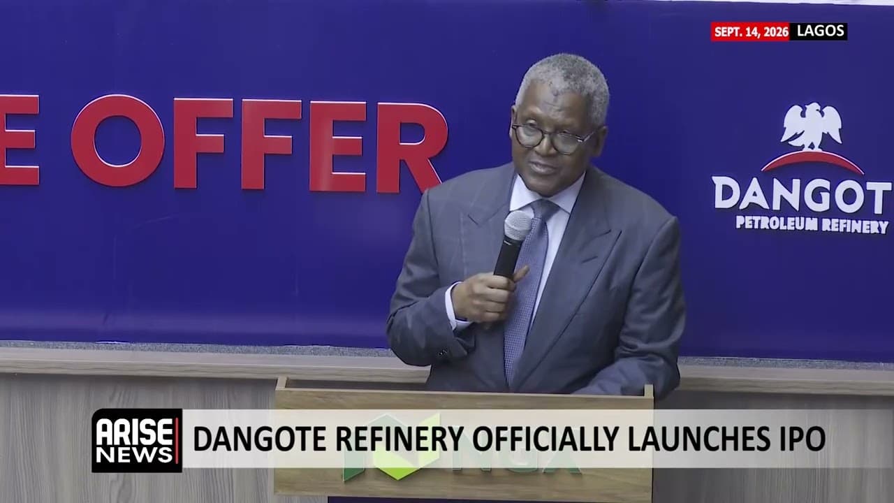 Dangote: Refinery Needs Met Through Private Placement, IPO An Invitation for Shared Prosperity