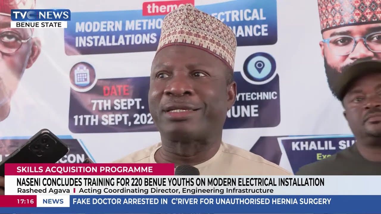 NASENI Concludes Training for 220 Benue Youths on Modern Electrical Installation