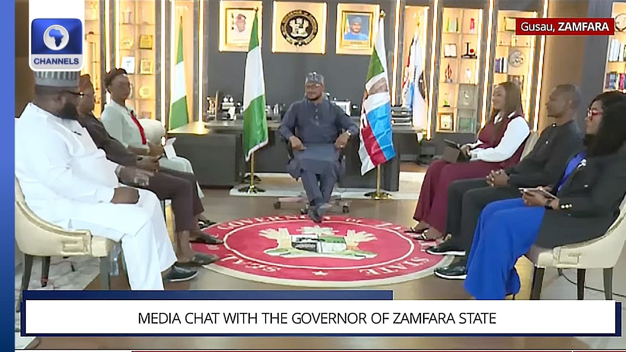 Media chat with the Governor of Zamfara State