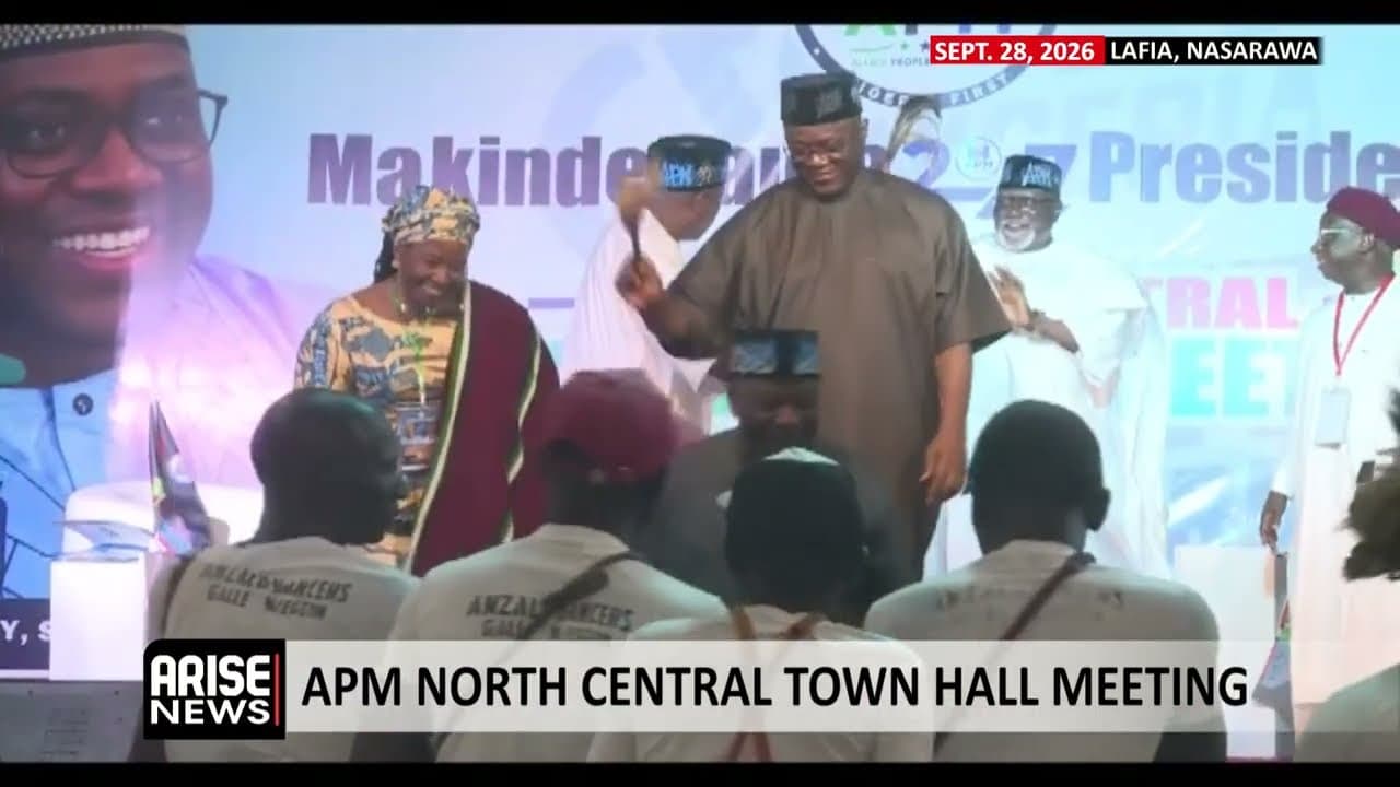 APM NORTH CENTRAL TOWN HALL MEETING