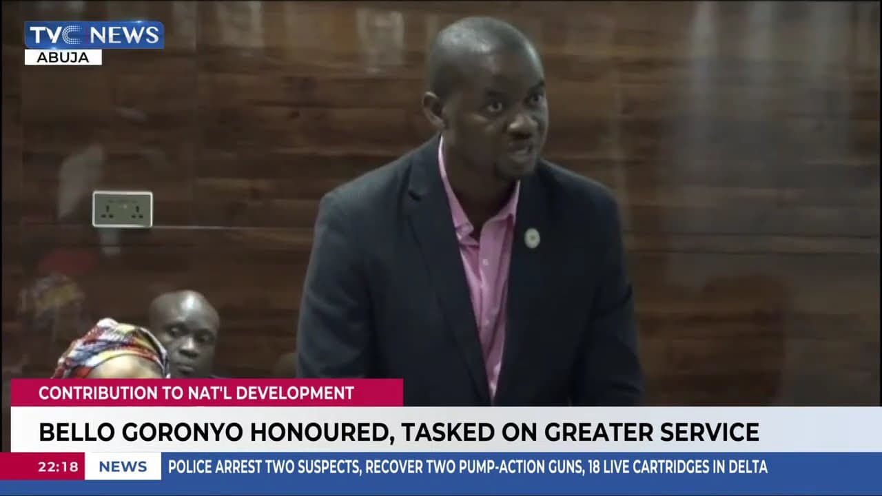 Minister Of State For Works, Bello Goronyo Honoured, Tasked on Greater Service
