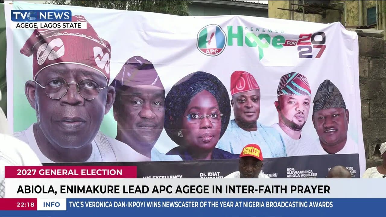 Lagos 2027: Abiola, Enimakure Lead APC Agege In Inter-Faith Prayer Ahead Of Campaign