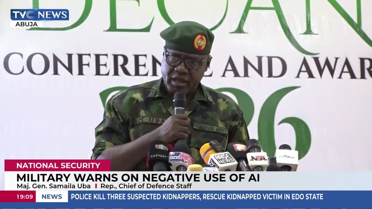 Military Warns On Negative Use Of Artificial Intelligence