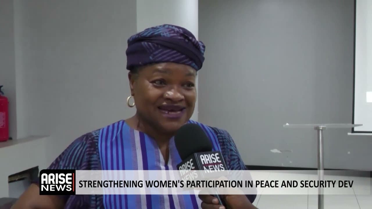 STRENGTHENING WOMEN'S PARTICIPATION IN PEACE AND SECURITY DEVELOPMENT
