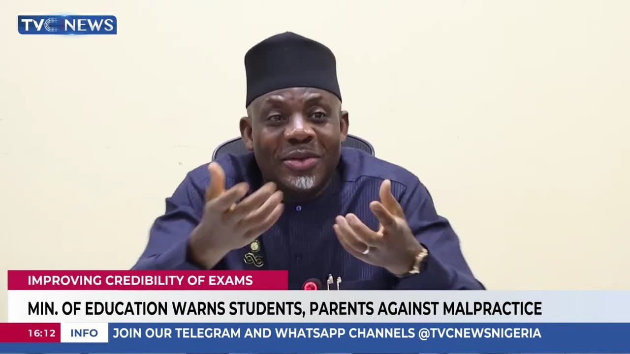 Education Minister Warns Students, Parents Against Examination Malpractice