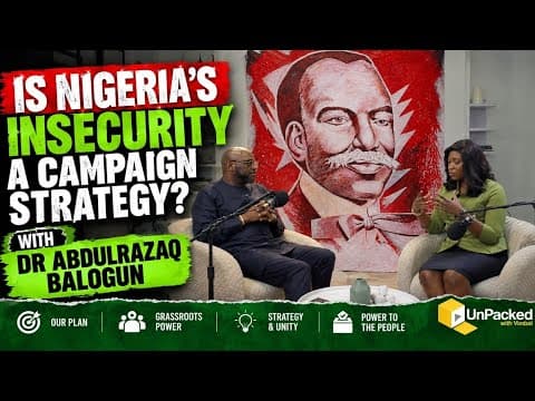 ABDULRAZAQ BALOGUN: HAS INSECURITY BECOME A CAMPAIGN STRATEGY AHEAD OF 2027?
