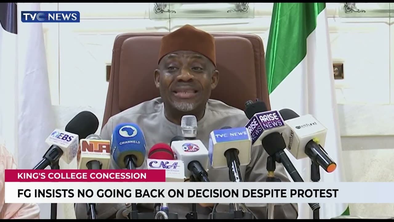 FG Will Retain Ownership Of King's College - Minister Of Education,  Tunji Alausa