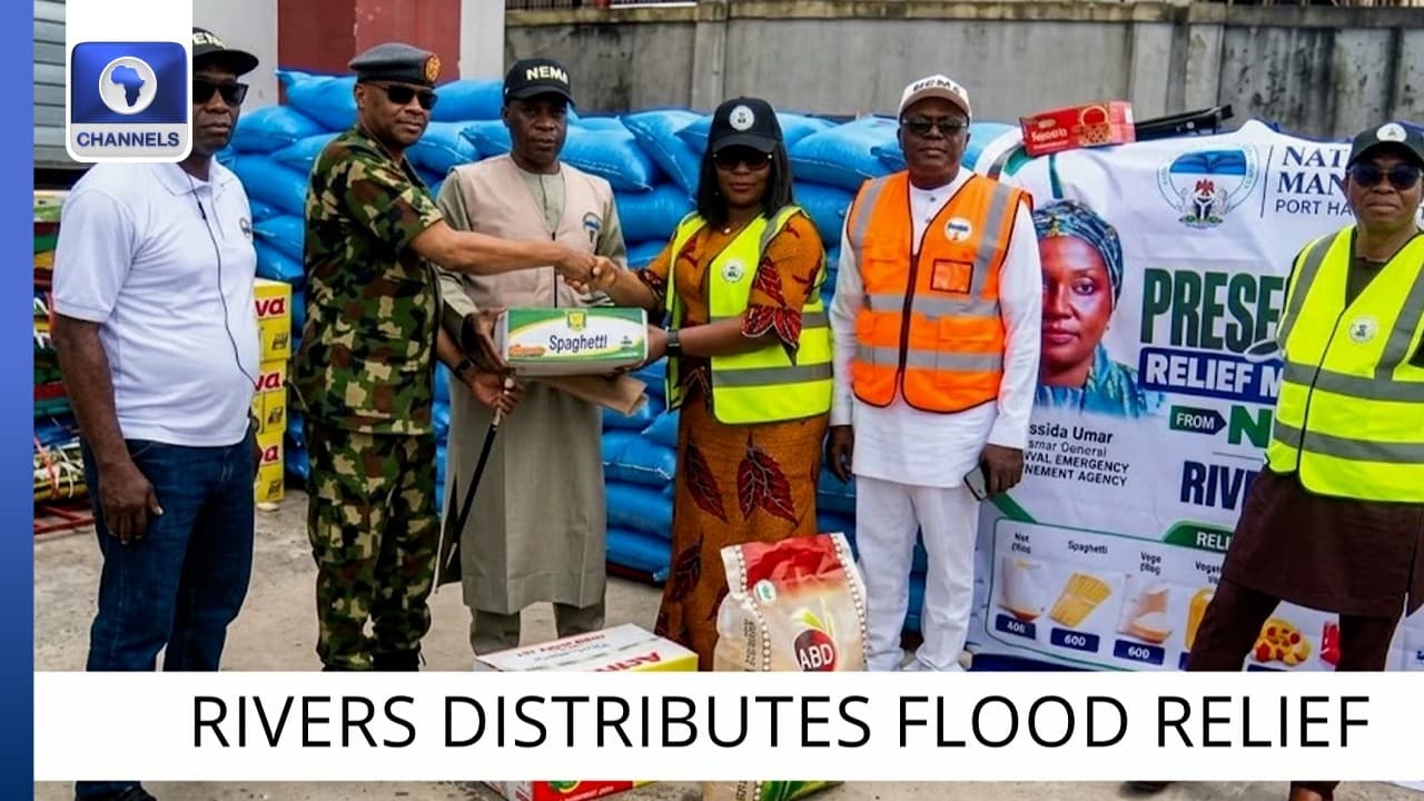NEMA Complements Rivers State Govt Efforts Delivers Food To Affected Residents