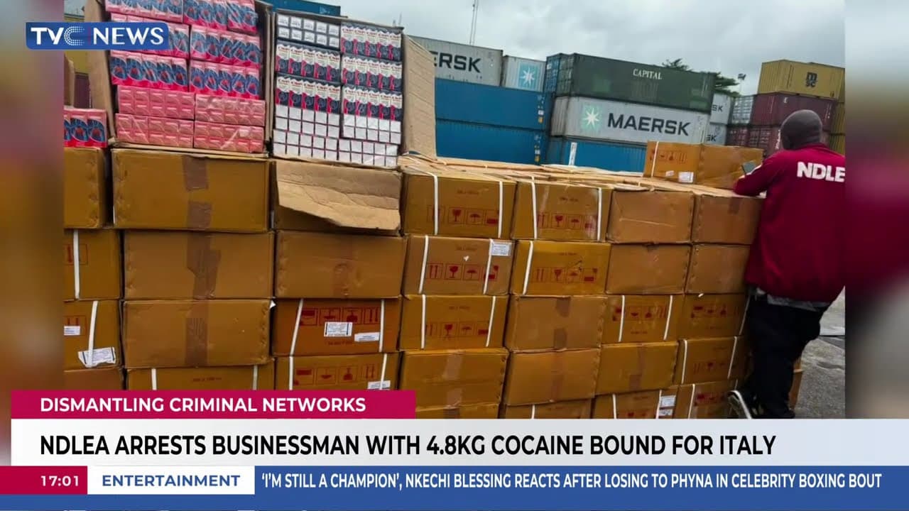 How NDLEA Arrested Businessman with 4.8kg of Cocaine Bound for Italy