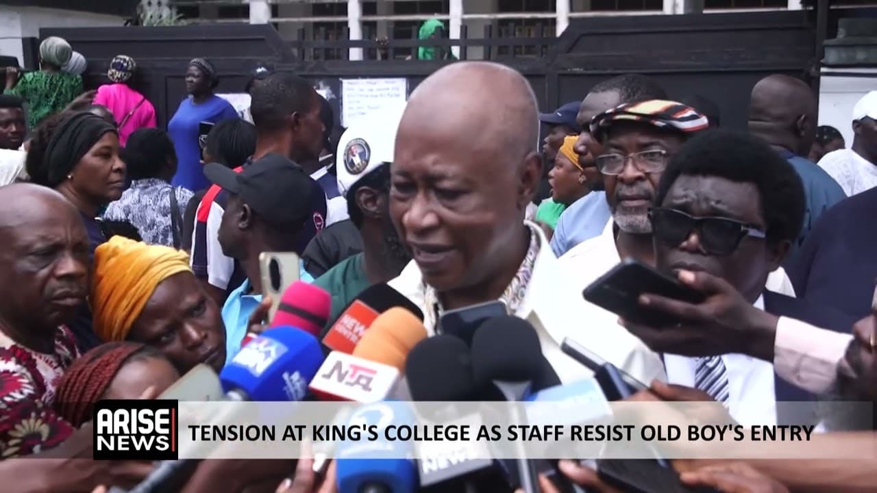 TENSION AT KINGS COLLEGE AS STAFF RESIST OLD BOYS ENTRY