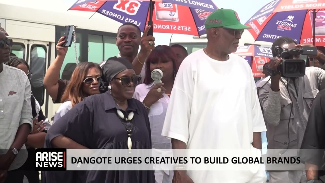 DANGOTE URGES CREATIVES TO BUILD GLOBAL BRANDS