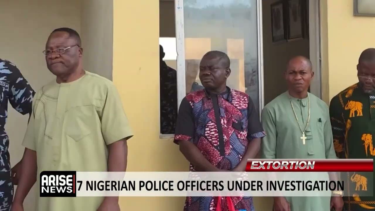 7 NIGERIAN POLICE OFFICERS UNDER INVESTIGATION