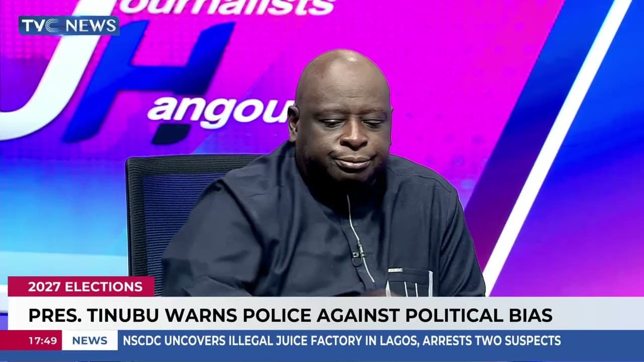 2027 Elections: President Tinubu Warns Police Against Political Bias