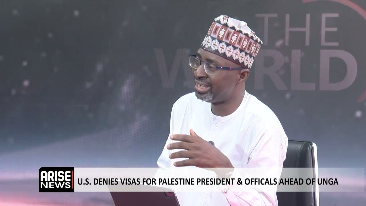 U.S. Denies Visas for Palestine President & Officials Ahead of UNGA -Alkasim Abdulkadir