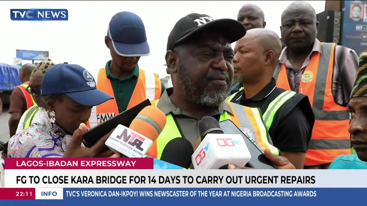Lagos-Ibadan Expressway: Kara Bridge To Be Closed For 14 Days  - FG