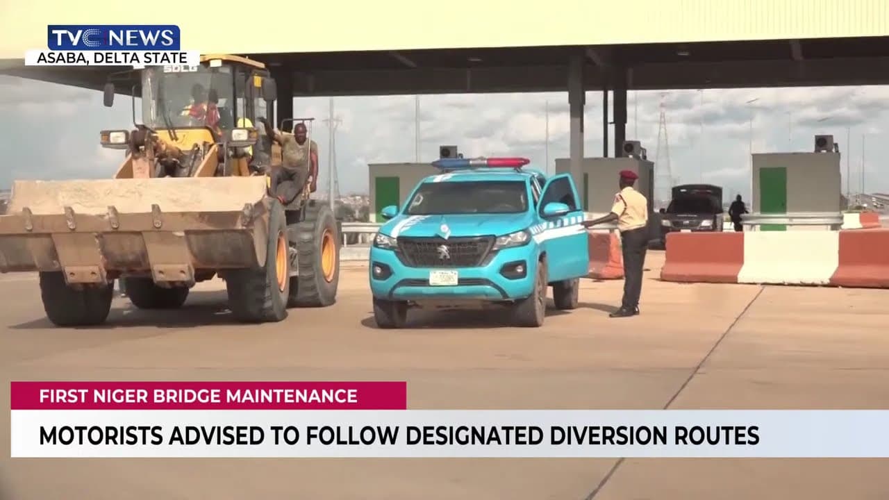FG Begins Repairs Work 1st Niger Bridge, Asks Motorists To Follow Designated Diversion Routes