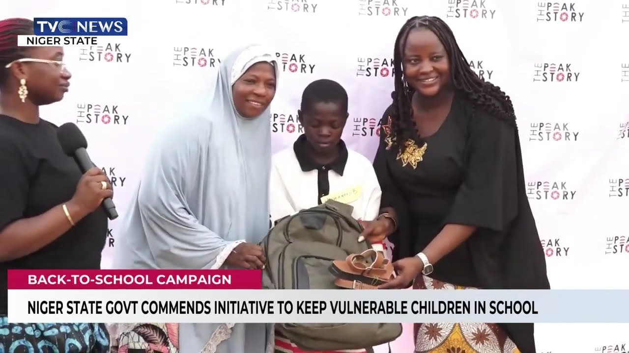 Niger State Govt. Commends TVC Reporter For Back-To-School Campaign