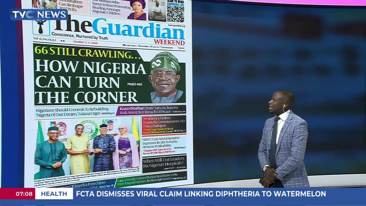 TVC Newspaper Review: APC Govs. To Meet Tinubu Over Face-off With FCT Minister