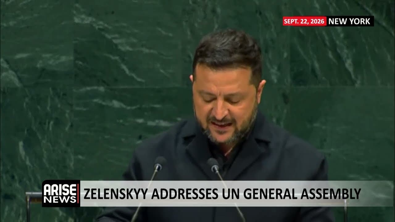 UNGA 81: ZELENSKYY ADDRESSES UN GENERAL ASSEMBLY