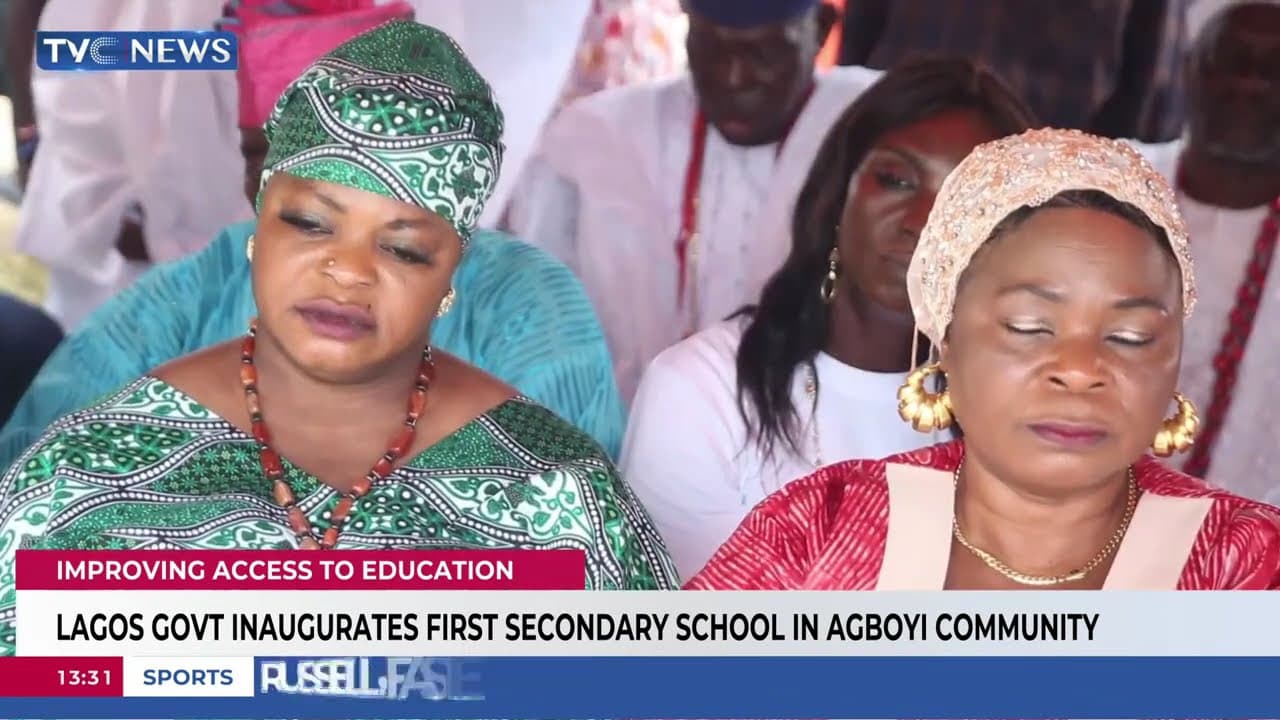 Lagos Govt Inaugurates First Secondary School In Agboyi Community
