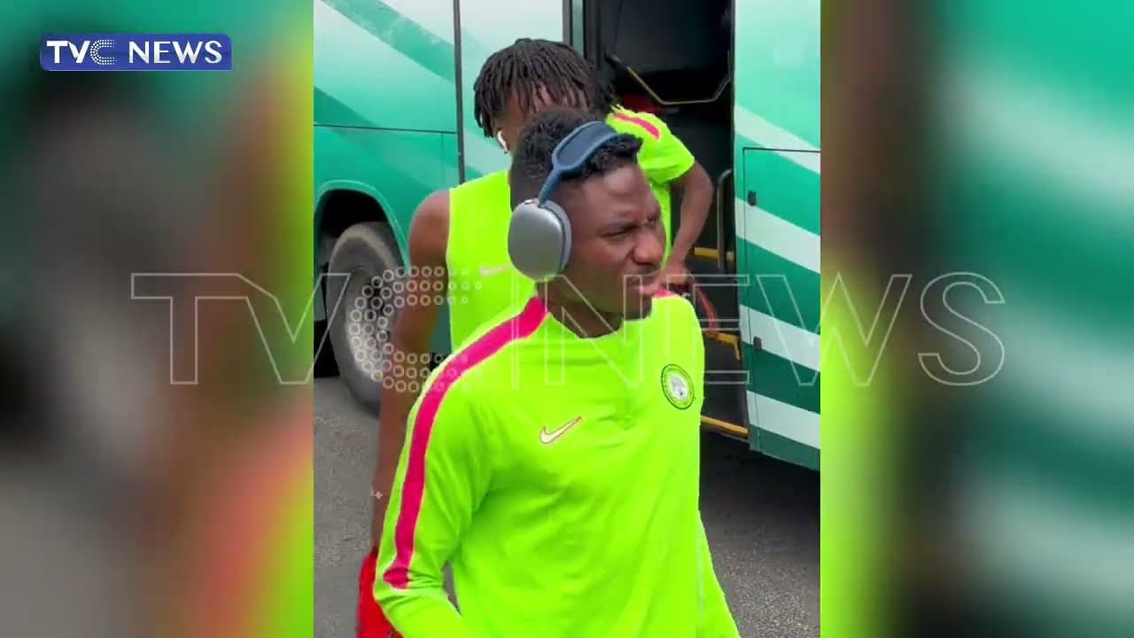 Super Eagles' Final training session in Uyo before departure to Guinea-Bissau