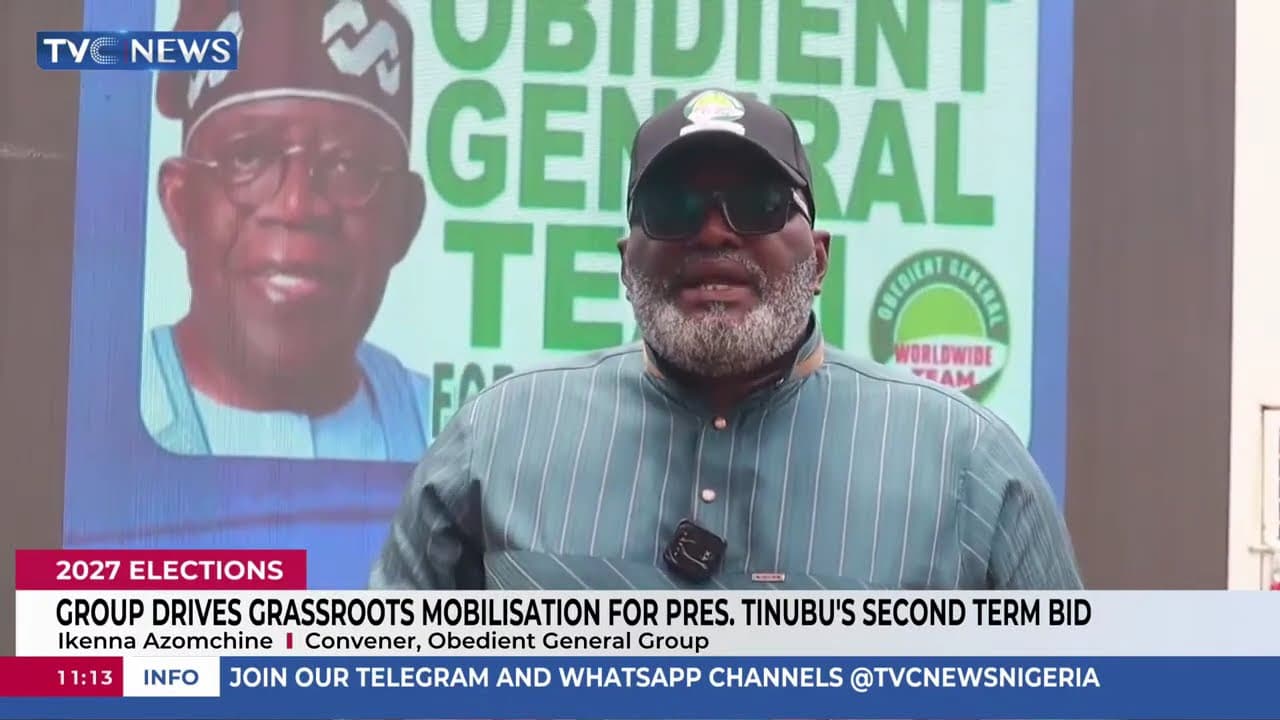 Group Drives Grassroots Mobilisation For Pres Tinubu's Second Term Bid