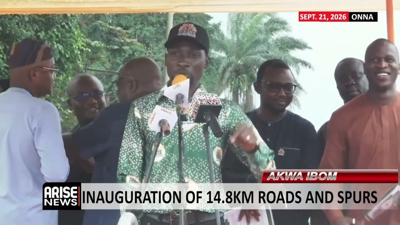 AKWA IBOM: INAUGURATION OF 14.8KM ROADS AND SPURS