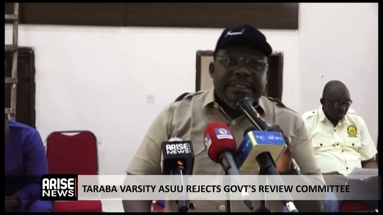 TARABA VERSITY REJECT GOVT’S REVIEW COMMITEE