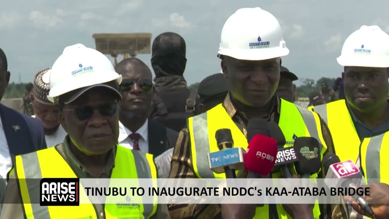 TINUBU TO INAUGURATE NDDC’s KAA-ATABA BRIDGE
