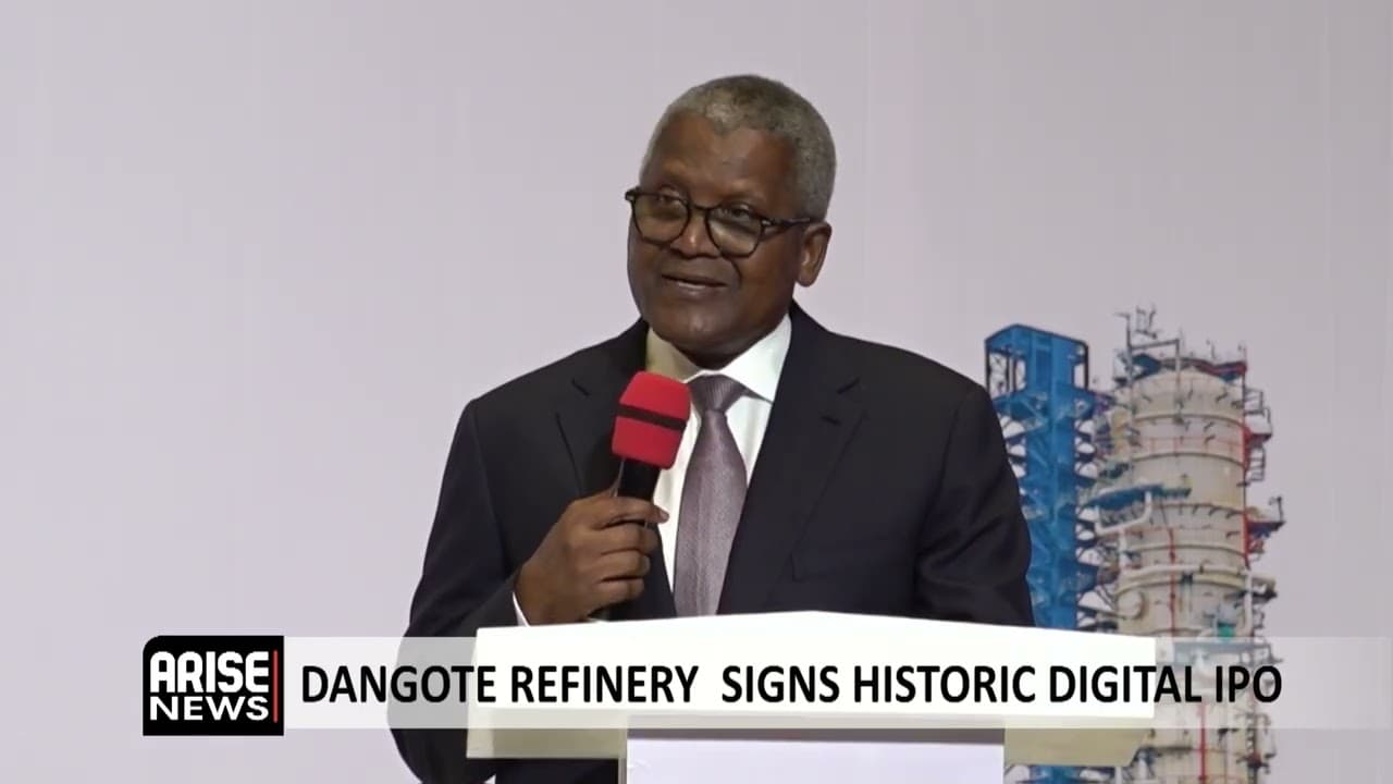 Dangote Refinery Signs Historic Digital IPO