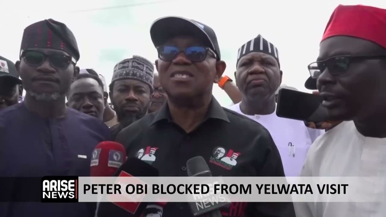 POLITICAL THUGS PREVENT OBI FROM ENTERING BENUE