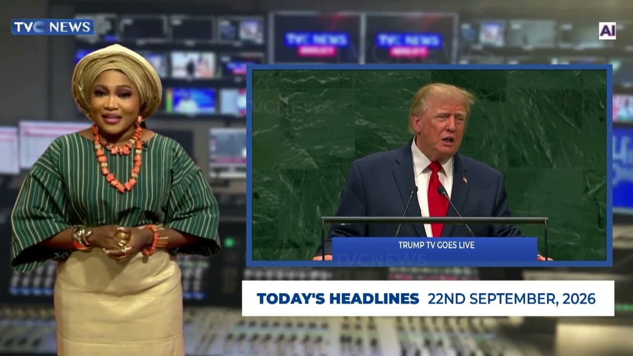 Iroyin AI Yoruba Lati Ile-Ise TVC News | 22nd September, 2026