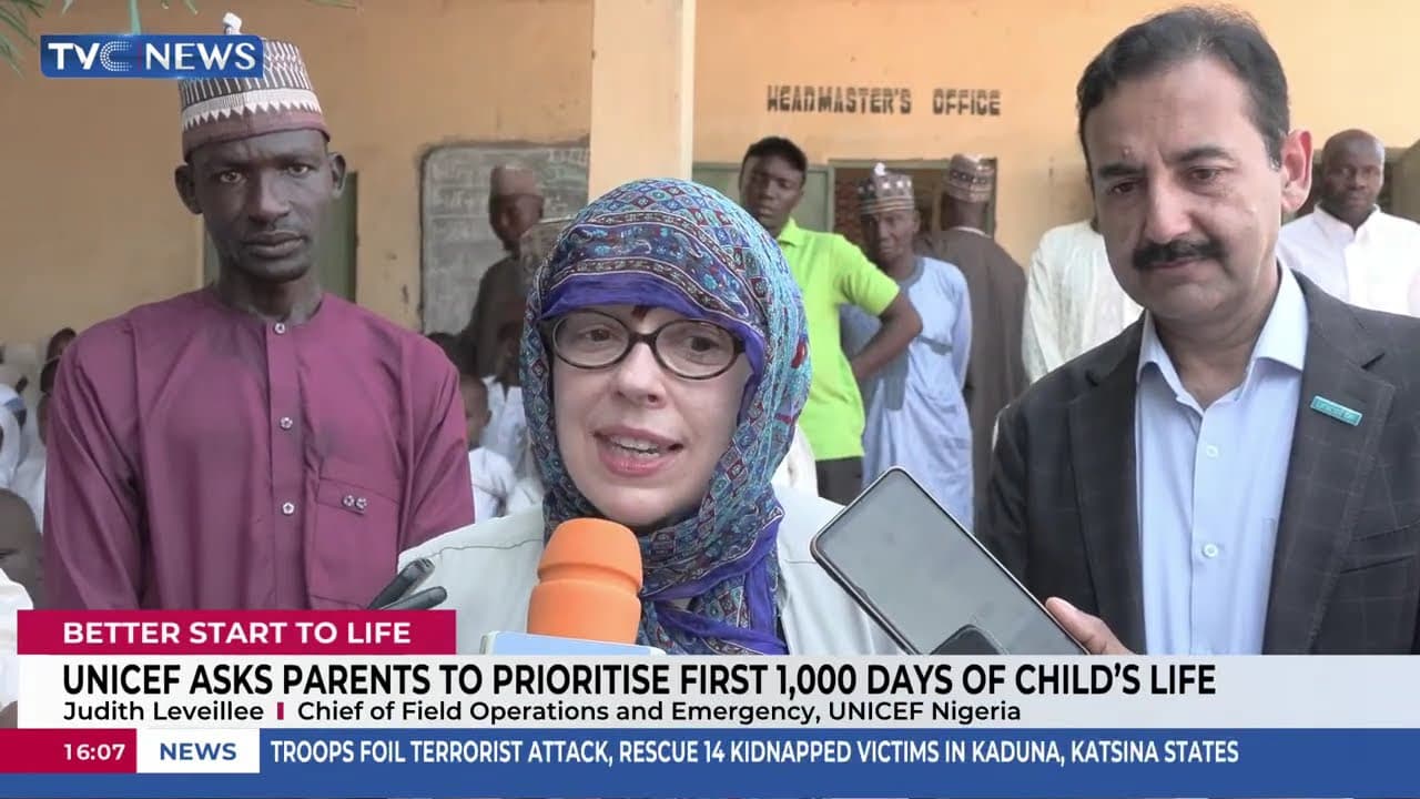 UNICEF Urges Parents to Prioritise First 1,000 Days Of A Child’s Life