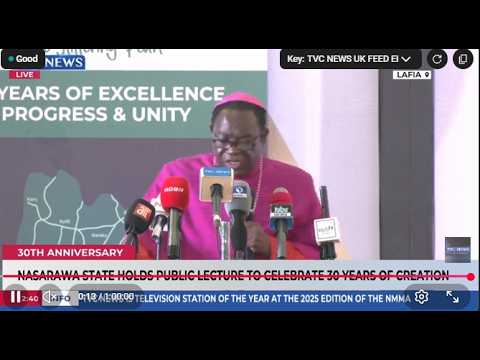 LIVE [NASARAWA]:  NASARAWA STATE HOLDS PUBLIC LECTURE TO CELEBRATE 30YRS OF CREATIONS