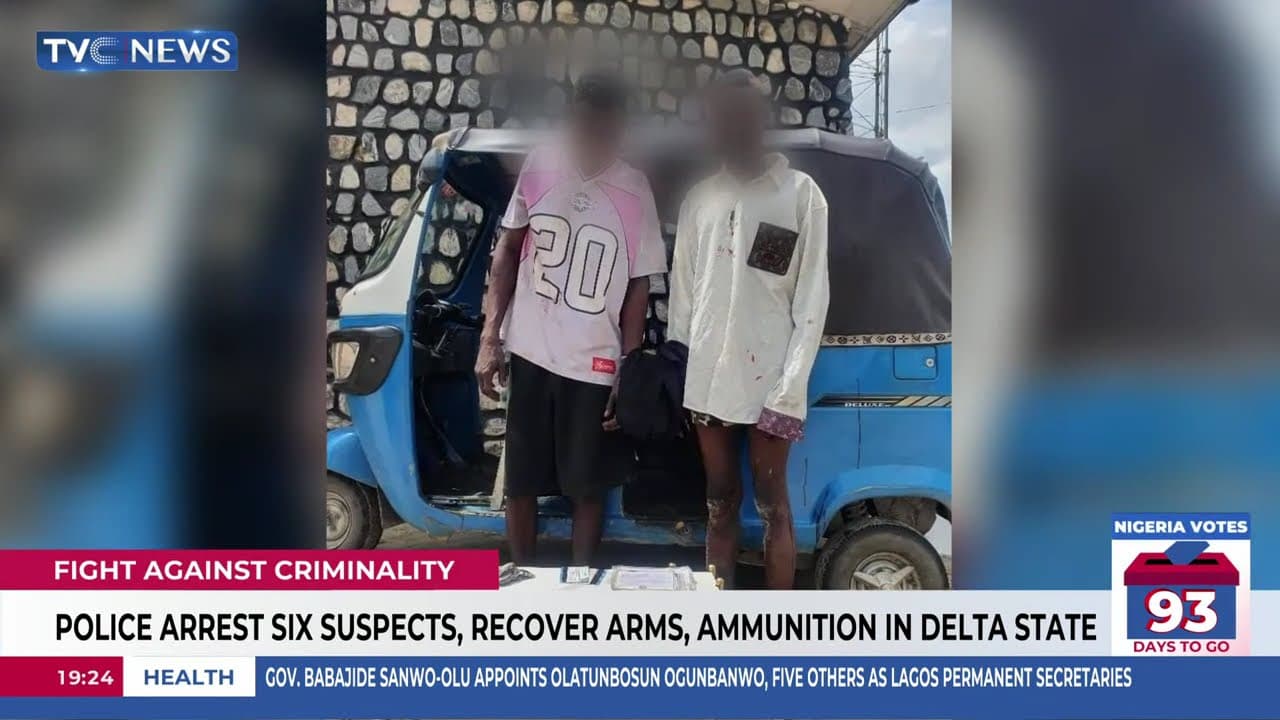 Police Arrest Six Suspects, Recover Arms, Ammunition In Delta State