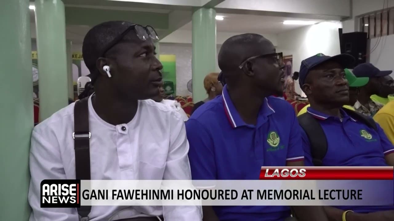 GANI FAWEHINMI HONOURED AT MEMORIAL LECTURE