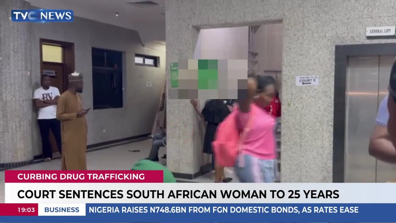 Court Sentences South African Woman To 25 Years Over Drug Trafficking