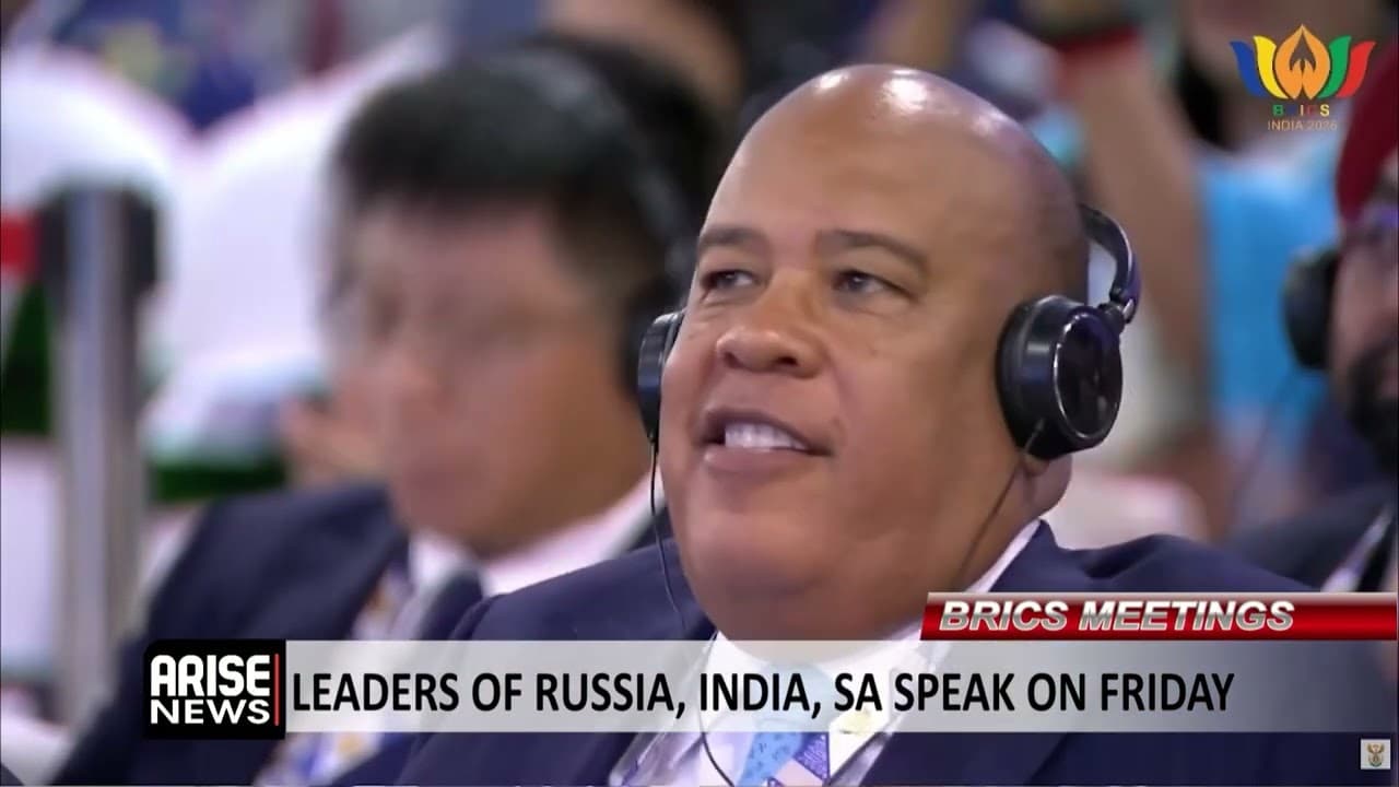 BRICS MEETINGS: LEADERS OF RUSSIA, INDIA , SA SPEAK ON FRIDAY